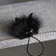Scrunchie Fox black, Hairpins and elastic bands for hair, Kirov,  Фото №1