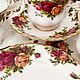 Чайная тройка. Англия, Royal Albert. Old Country Roses. Чайные пары. TABLETOP. Ярмарка Мастеров.  Фото №6