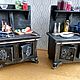 Antique Miniature Stove-stove for Dollhouse. Doll furniture. MiniDom (Irina). My Livemaster. Фото №5