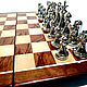  Chess Classic, 30x30 cm, wood,shape metal. Chess. Unique items made of wood, handmade. My Livemaster. Фото №5