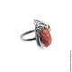 Ring "Rhodochrosite" silver 925. Rings. Jewelry Studio Create Dreams. Online shopping on My Livemaster.  Фото №2
