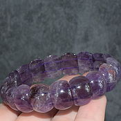 Украшения handmade. Livemaster - original item Natural Stone Amethyst bracelet. Handmade.