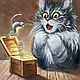 «Милые котики» картина маслом. Картины. Елена .картины в стиле ню.(от приличных до неприличных). Интернет-магазин Ярмарка Мастеров.  Фото №2