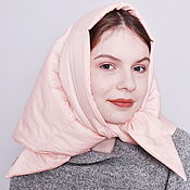 Аксессуары handmade. Livemaster - original item Warm blown scarf made of raincoat fabric. Handmade.