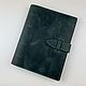 Leather notebook with rings, Notebooks, Moscow,  Фото №1