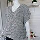 Заказать Жилет вязаный с люрексом в стиле Кучинелли. Knitting by Natali. Ярмарка Мастеров. . Жилеты Фото №3