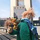 Академ, авторская кукла • кукла в образе Новосибирского Академгородка. Интерьерная кукла. Dullsineadolls. Ярмарка Мастеров.  Фото №5