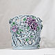Order Pots of Violets lilac. Elena Zaychenko - Lenzay Ceramics. Livemaster. . Pots1 Фото №3