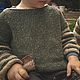 Вязаный детский джемпер // Твидовый свитер. Свитеры и джемперы. Muhomor_knit. Ярмарка Мастеров.  Фото №4
