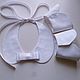 Accessory kit universal cotton white, Collars, Moscow,  Фото №1