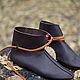 Обувь на 9-11 век. Хедебю тип 10. Стилизованная обувь. Historical shoes craft Кожевенная мастерская. Интернет-магазин Ярмарка Мастеров.  Фото №2