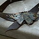  Butterfly Leather Belt'. Belt. Stinna freeform (stinna). Online shopping on My Livemaster.  Фото №2