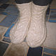 Short women's knitted socks From Leo. Socks. Warm Yarn. My Livemaster. Фото №4