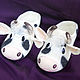 Felted Slippers 'Cows'. Slippers. MMwool (marinamol). Online shopping on My Livemaster.  Фото №2