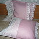 Kit linen decorative pillow case' Vintage & Len', Pillow, Ivanovo,  Фото №1