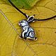  Rabbit silver. Pendant. Urbanstyle. Online shopping on My Livemaster.  Фото №2