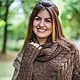 Пончо в смешанной технике "Альпийский шоколад". Пончо. Анна Братасюк. Ярмарка Мастеров.  Фото №5