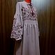 Women's embroidered dress 'Warm sunset' ZHP3-215. Dresses. babushkin-komod. My Livemaster. Фото №5
