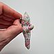 Brooch Kitty. Gift for girlfriend. Brooches. olakra. My Livemaster. Фото №5