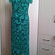 dress 'emerald song'. Dresses. Elena Abdul-Karim. Online shopping on My Livemaster.  Фото №2
