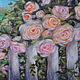 Картина из шерсти Бабушкины розы, Картины, Железногорск,  Фото №1