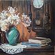 Oil painting still life Antique clock. Pictures. Ирина Димчева. Online shopping on My Livemaster.  Фото №2
