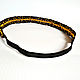Order Boho-style bead elastic band Black and Gold. StylishThings4U. Livemaster. . Headband Фото №3