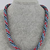 Украшения handmade. Livemaster - original item Harness-beaded necklace 