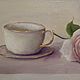 Картина Букет роз, нежные розы, натюрморт розы в вазе, масло на холсте. Картины. Картины от Ирины , живопись маслом (irina-kartini). Ярмарка Мастеров.  Фото №5