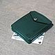 Заказать Green cover for identification, with a clip-on wallet, a change box. Joshkin Kot. Ярмарка Мастеров. . Cover Фото №3