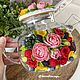 Стеклянный чайник с декором из полимерной глины. Чайники. decorative.cups_. Интернет-магазин Ярмарка Мастеров.  Фото №2