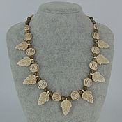 Украшения handmade. Livemaster - original item Necklace with pendants made of howlite stones 