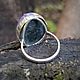 Кольцо с натуральным чароитом. Кольца. JewelryStudioGem. Ярмарка Мастеров.  Фото №7