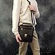 Men's brown leather bag Louis Mod. C68-122. Men\'s bag. Natalia Kalinovskaya. Online shopping on My Livemaster.  Фото №2