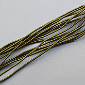 Материалы для творчества handmade. Livemaster - original item Vintage silk harness color Olivine thin. Handmade.