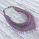 Scarf-beaded necklace, Necklace, Astrakhan,  Фото №1