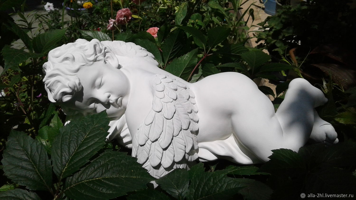 Скульптура. Спящий Ангел, Скульптуры, Анапа,  Фото №1