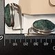 Серьги "Нежные" с Уральскими Изумрудами 6.5 Ct. Серьги классические. Роберт Серебро 999.. Ярмарка Мастеров.  Фото №10