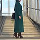 Платье с воротником изумрудное СТО ВОСЕМЬДЕСЯТ ПЯТЬ. Платья. Fresh-fashion. Ярмарка Мастеров.  Фото №4