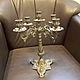Candelabra for 5 candles. Candlesticks. Bronza-piter. Online shopping on My Livemaster.  Фото №2