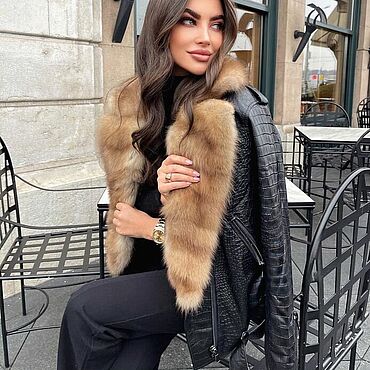 Кожаные куртки купить в Киеве, женская куртка кожаная с мехом цена