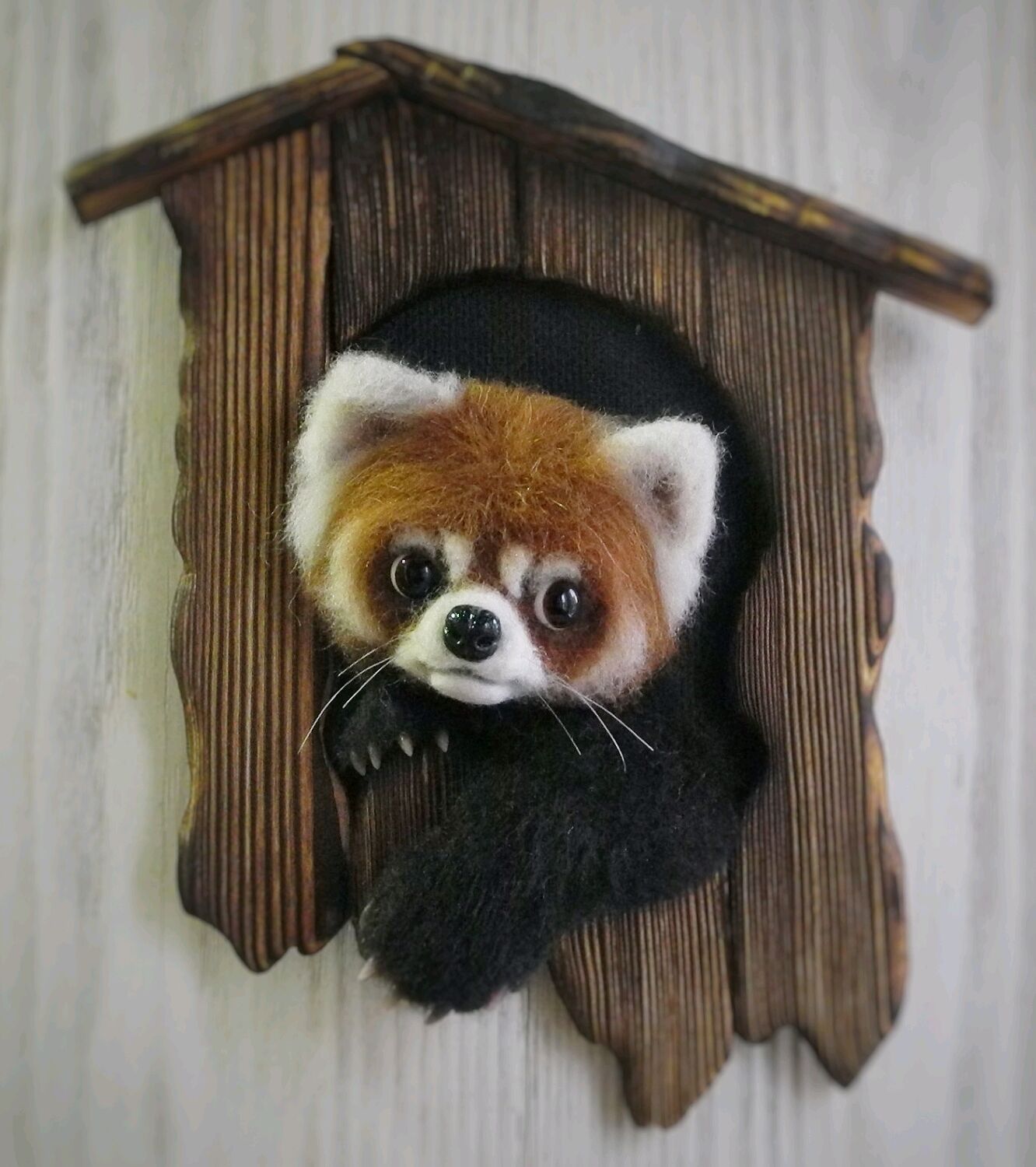 Красная панда – заказать на Ярмарке Мастеров – S9XN4RU | Войлочная ...