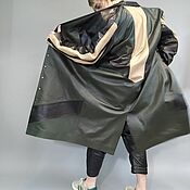 Мужская одежда handmade. Livemaster - original item Men`s leather raincoat. Handmade.