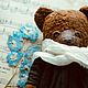 Мишки тедди. Мишка из плюша Незабудка. 22см. Мишки Тедди. Наталья Чудеса(Noyuta chuDesa). Интернет-магазин Ярмарка Мастеров.  Фото №2