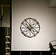 Часы (сталь 4мм) 40см "Baar". Часы классические. koduKuus /часы и декор из металла/. Ярмарка Мастеров.  Фото №6