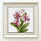 Tiles and tiles: Orchids . Set of 4 panels. Tile. ArtFlera (artflera). My Livemaster. Фото №5
