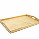 Order Large wooden tray with handles. Breakfast. Art.2196. SiberianBirchBark (lukoshko70). Livemaster. . Trays Фото №3