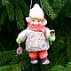 Ватная елочная игрушка. Макарка с эскимо и баранками, Елочные игрушки, Санкт-Петербург,  Фото №1