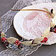 The rim on the head with berries and gold leaf, Headband, Moscow,  Фото №1