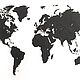 Пазл карта мира True Puzzle Black 100 x 60 cm, Скульптуры, Москва,  Фото №1